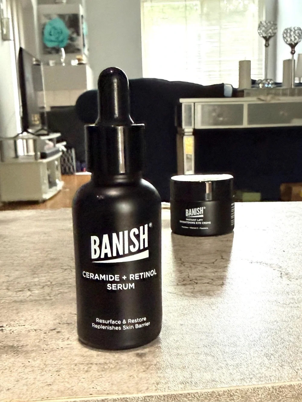 Rare Banish Skincare Bundle w/ Ceramide Serum Pumpkin Masque Eye Lift Creme NEW
